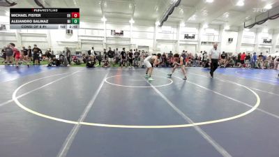 O-165 lbs Consi Of 8 #1 - Michael Fister, OH vs Alejandro Salinaz, MI