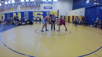 285 lbs 1st Place Match - Brayden Doster, Lake Gibson vs Oscar Leon, Santa Fe High School