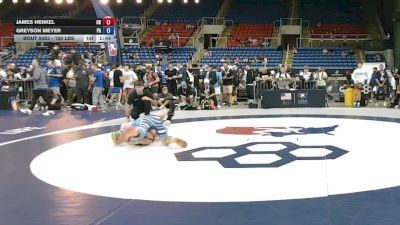 150 lbs Cons. Rd Of 64 - James Henkel, Ohio vs Greyson Meyer, Pennsylvania