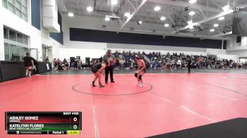 100 lbs Quarterfinal - Katelynn Flores, Bear Wrestling Academy vs Ashley Gomez, Imperial