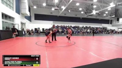 100 lbs Quarterfinal - Katelynn Flores, Bear Wrestling Academy vs Ashley Gomez, Imperial