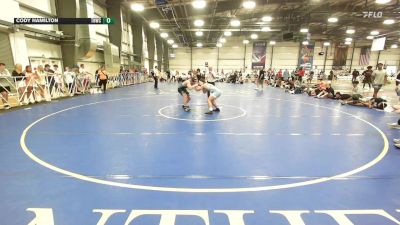 160 lbs Round Of 16 - Alec Baxley, Kraken Black vs Cody Hamilton, TNWC Silver Fox