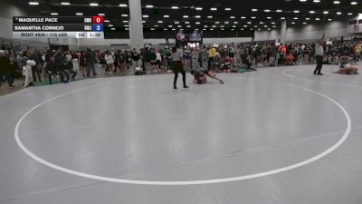 115 lbs Champ. Rd Of 32 - Samantha Cornejo, California vs Maquelle Pace, Champions Wrestling Club