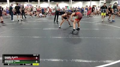 120 lbs Round 5 (6 Team) - Daniel Platti, Validus WC vs Brendon Tobin, Outsiders WC