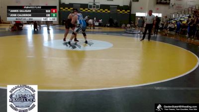 285 lbs Round 2 - Jose Calderon, Kingsway Regional vs James Gilligan, Warren Hills