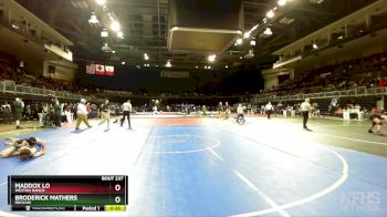 106 lbs Cons. Round 1 - Broderick Mathers, Rocklin vs Maddox Lo, Weston Ranch