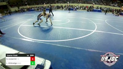 105 lbs Quarterfinal - Slayter Underhill, F-5 Grappling vs Lane Alldredge, ANADARKO