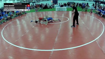 100 lbs Siera Becker, Iowa vs Alicia Hansen, Utah