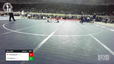 4A-132 lbs Semifinal - Bode Wilson, TUTTLE vs Miles Velasquez, CASCIA HALL