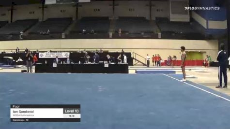 Ian Sandoval - Floor, WOGA Gymnastics - 2021 USA Gymnastics Development Program National Championships