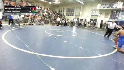 120 lbs 7th Place Match - Matthew Esqueda, Fountain Valley vs Charles Cohen, Corona Del Mar