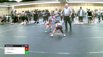 50 lbs Round Of 16 - Noah Domingo, Outlaws WC vs Clark Mason, Vici WC