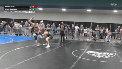 190 lbs Round Of 64 - Kyle Gallo, FL vs Noah Sandlin, CA