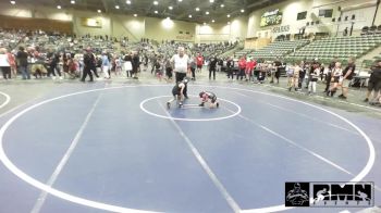 46 lbs Consolation - Ava Martinez, Vacaville WC vs Ismael Valdez, Klamath Basin Warriors