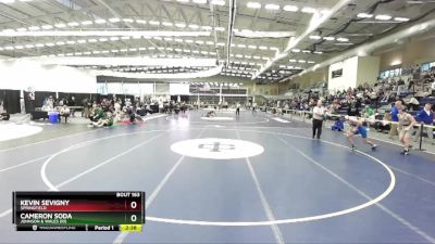 141 lbs Champ. Round 2 - Kevin Sevigny, Springfield vs Cameron Soda, Johnson & Wales (RI)