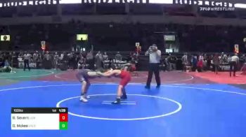 100 lbs Semifinal - Brody Severn, Lions WC vs Donovan Mckee, Gold Rush