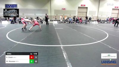 125 lbs Semifinal - Ryder Owen, Valiant Prep Wrestling Club vs Murphy Rousse, Michigan Premier WC - (A)