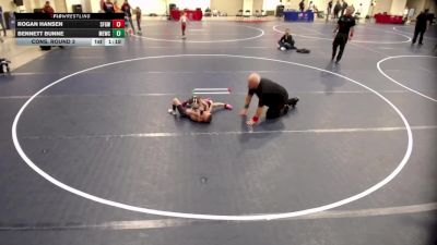 6U - C Cons. Round 3 - Bennett Bunne, MN Elite Wrestling Club vs Rogan Hansen, St. Francis Gladiators Wrestling Club
