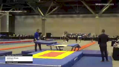 Addison Rives - Double Mini Trampoline, United Elite - 2021 USA Gymnastics Championships