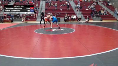 126 lbs Round 1 - Matthew Hamilton, Post Falls High School Wrestling vs Cole Armstrong, Buzzsaw Wrestling Club