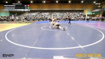 108 lbs Round Of 32 - Kruz Davidson, JWC vs Carson Beyer, Nevada Elite