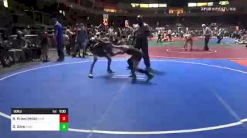 88 lbs Consi Of 4 - Ben Krawczenko, Lions WC vs Daniel Alire, Somerton