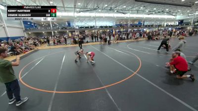 95 lbs Cons. Round 5 - Kenny Hartman, Wauseon vs Usmon Ulmasov, Unattached