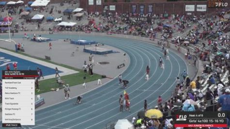 2026 AAU Junior Olympic Games - Youth Girls' 4x100m Relay, Semi-Finals 4 - Age 15-16
