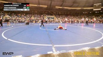 49 lbs Consi Of 16 #2 - Kannon Williamson, Elevate Wrestling Club vs Noah Rodriguez, Ridge Wrestling Club