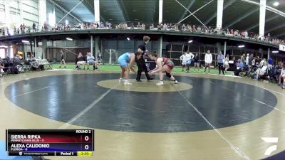 170 lbs Round 2 (6 Team) - Sierra Ripka, Pennsylvania Blue vs Alexa Calidonio, Florida