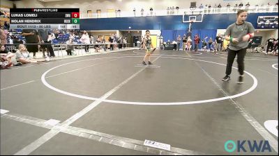 80 lbs Consolation - Lukas Lomeli, Shelton Wrestling Academy vs Nolan Hendrix, Husky Wrestling Club