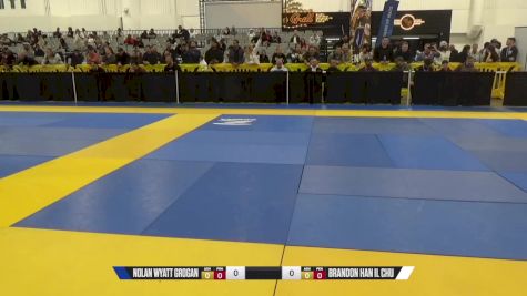 Brandon Han Il Chu vs Nolan Wyatt Grogan 2024 World IBJJF Jiu-Jitsu No-Gi Championship