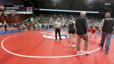 2A-106 lbs Semifinal - Ace Arnold, Saratoga vs Cade Thompson, Cokeville