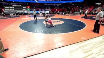 1A 175 lbs Champ. Round 1 - Gavin Bafia, Dwight vs Ross Miller, Vandalia