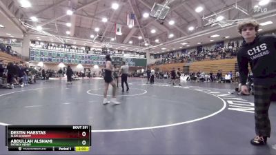 120 lbs Champ. Round 3 - Destin Maestas, Slam Academy vs Abdullah Alshami, Patrick Henry