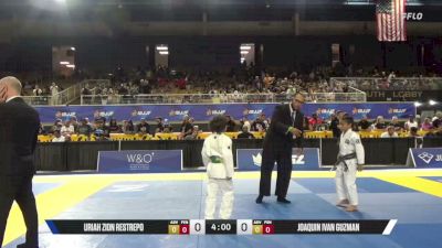 Uriah Zion Restrepo vs Joaquin Ivan Guzman 2026 Pan Kids Jiu-Jitsu IBJJF Championship