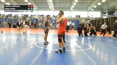 182 lbs 3rd Place - Gabriel Barragan, CA vs Jesse Adams, WV