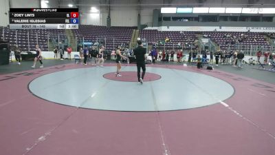 145 lbs Quarterfinal - Zoey Lints, Elmira College vs Valerie Iglesias, Felician