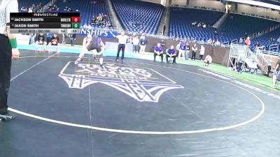 D2-190 lbs 7th Place Match - Jackson Smith, Middleville Thornapple Kellogg vs Jaxon Smith, Three Rivers