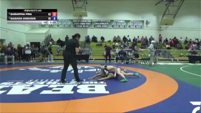 145 lbs Semifinal - Samantha Pina, Cerritos College vs Saquoia Dubuque, Cerritos College