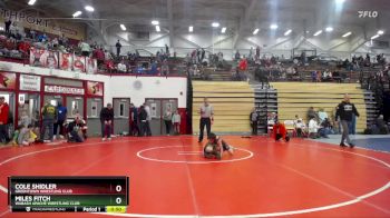 67 lbs Quarterfinal - Cole Shidler, Greentown Wrestling Club vs Miles Fitch, Wabash Apache Wrestling Club