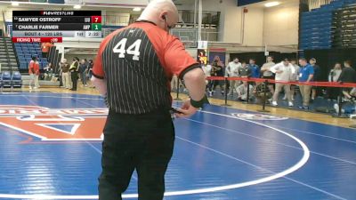 125 lbs Round Of 16 - Sawyer Ostroff, LIU vs Charlie Farmer, Army West Point