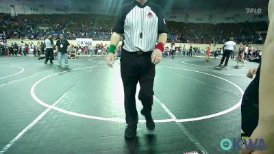 120 lbs Round Of 16 - Jaxon Tanksley, Spiro Bulldog Wrestling vs Wyatt Maxwell, Tecumseh Takedown Club