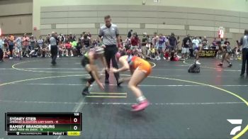 108 lbs Round 4 (10 Team) - Sydney Stieb, American Gladiators-Lady Saints vs Ramsey Brandenburg, Beast Mode WA Green