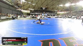 2A 144 lbs Cons. Round 3 - Jacob McKee, Hockinson vs Brock Armstrong, Orting
