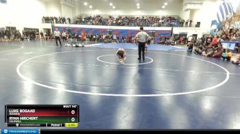 98 lbs Quarterfinal - Ryan Hirchert, Caldwell vs Luke Bogaad, Gooding