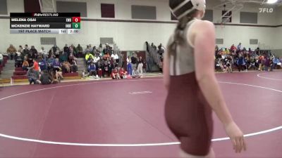 138-143 lbs 1st Place Match - Melena Osai, Western Dubuque Girls vs McKenzie Hayward, Independence Girls