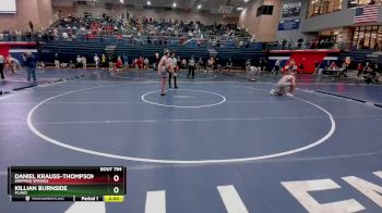190 lbs Cons. Round 1 - Daniel Krauss-Thompson, Dripping Springs vs Killian Burnside, Plano