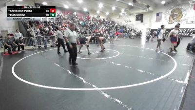 190 lbs Champ. Round 2 - Luis Nunez, Shadow Hills vs Christian Perez, William J Pete Knight