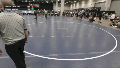 175 lbs Champ. Rd Of 64 - Chase Catalano, Connecticut vs Cooper Martin, Iowa